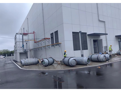 四川眉山35000立方米食品儲(chǔ)藏加工配套冷鏈物流冷庫(kù)建造工程