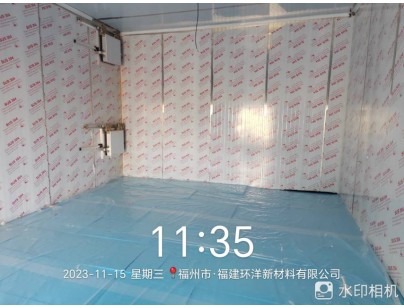 福建環(huán)洋新材料105m3化工防爆冷庫建造工程案例